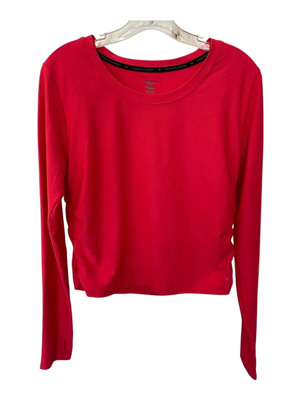 Athletic Works Red Long-Sleeve Women's Top